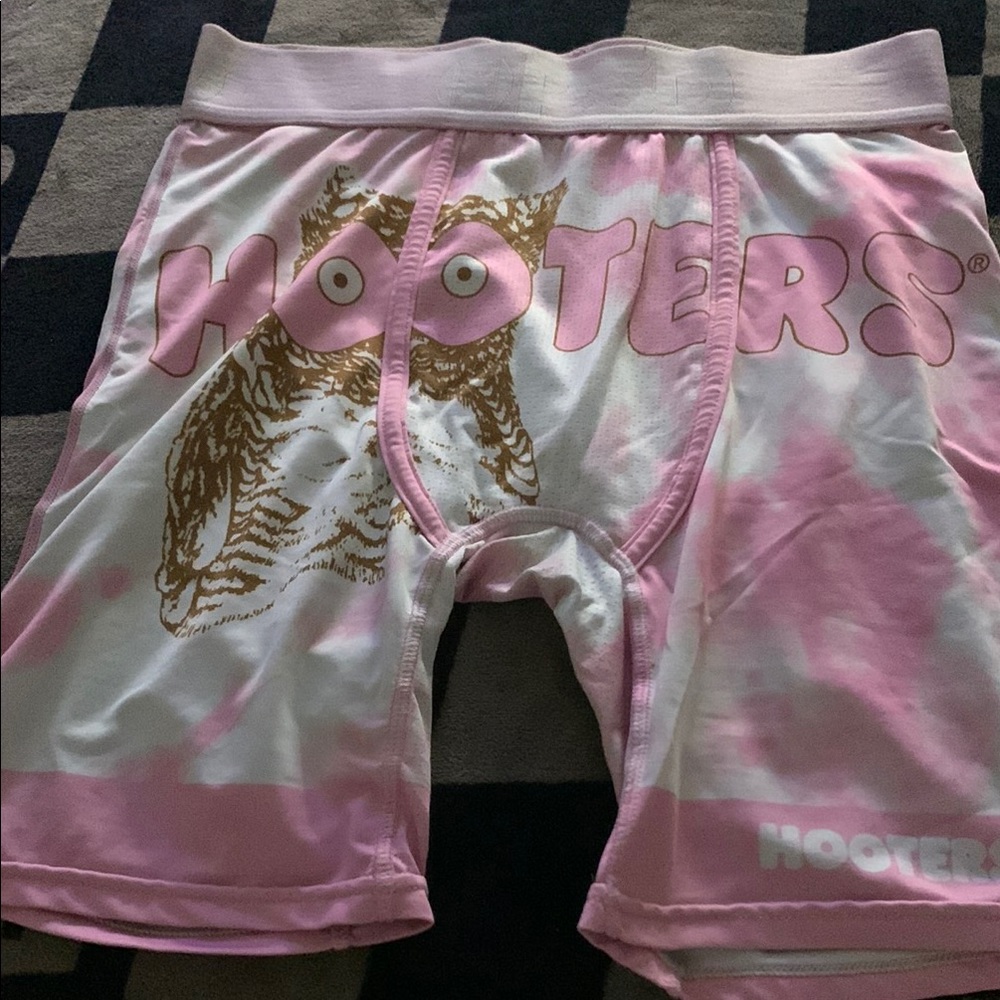 PSD Pink and White Hooters Boxers